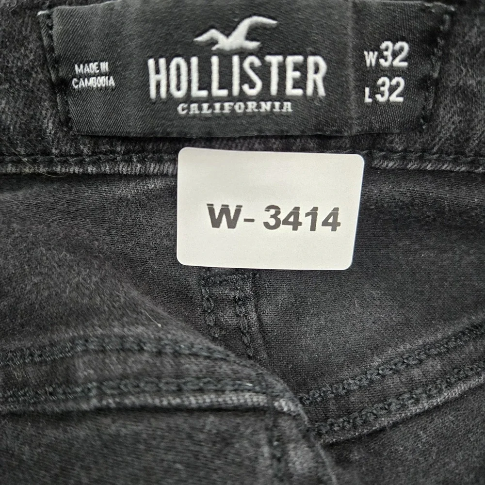 Hollister Men Jeans 32X32 Black Denim 30